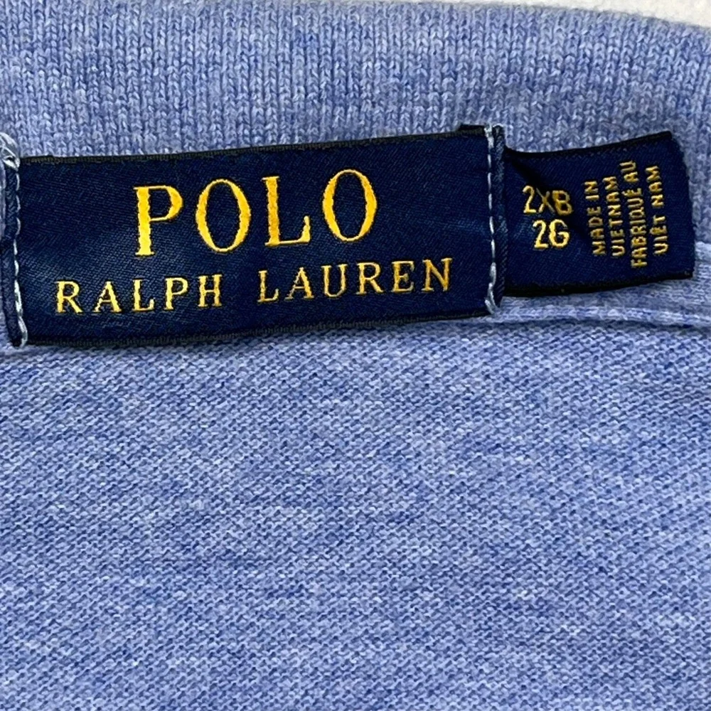Polo Ralph Lauren Polo Shirt Mens 2XB Blue Heather Short Sleeve Big & Tall